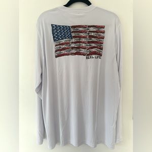 NWT Men’s Reel Life performance long sleeve